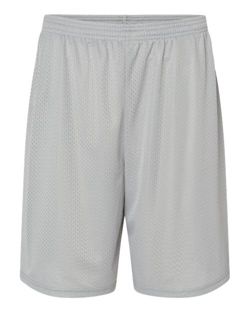 Men's Mesh 9" Shorts - Silver Front