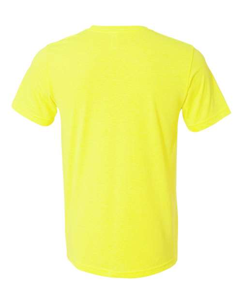 Unisex Texture Tee - Neon Yellow Back