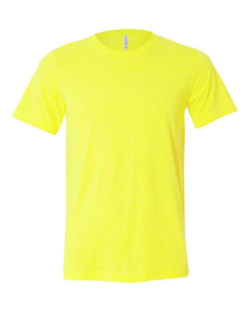 Unisex Texture Tee - Neon Yellow Front