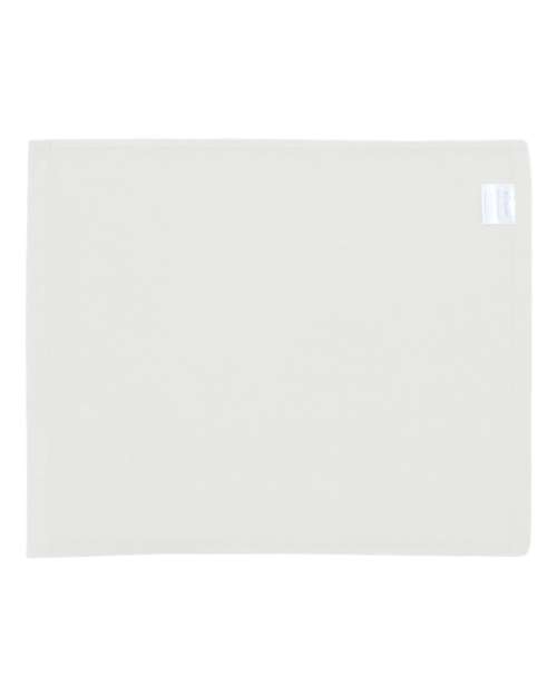 Velour Hemmed Towel - White Back