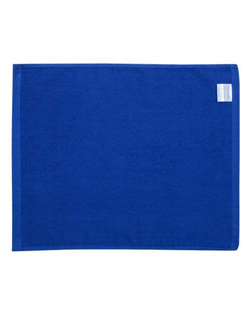Velour Hemmed Towel - Royal Back