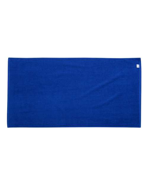 Velour Beach Towel - Royal Back