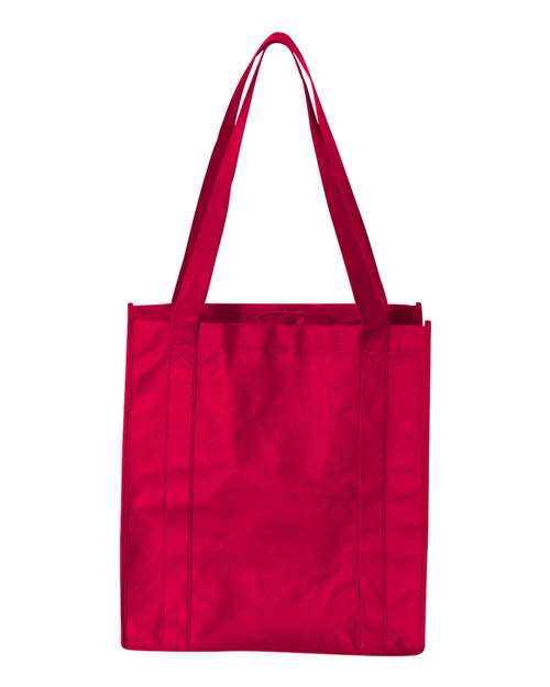 Non-Woven Reusable Shopping Bag - Red Front