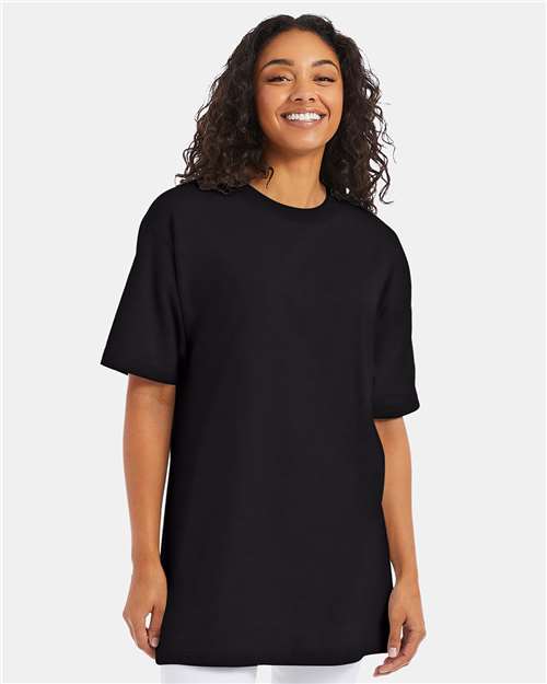 Hanes Unisex Beefy-T® Tall T-Shirt - Model Front