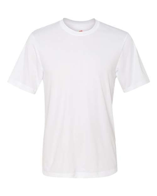 Hanes Unisex Cool DRI® Performance T-Shirt - White Front