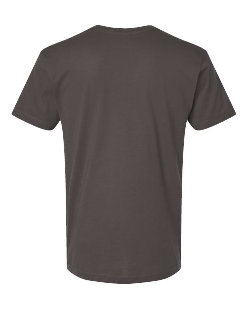 Unisex Fine Jersey Tee - Charcoal Back