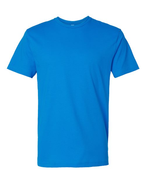Unisex Fine Jersey Tee - Cobalt Front