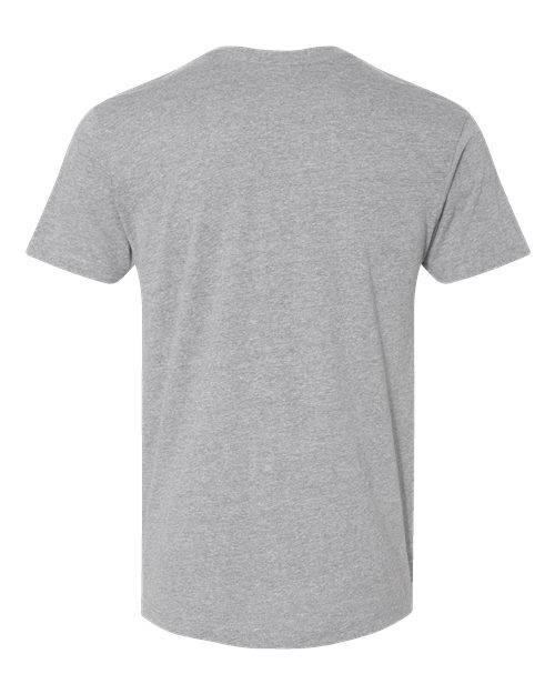 Unisex Fine Jersey Tee - Heather Back