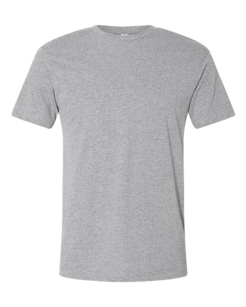 Unisex Fine Jersey Tee - Heather Front