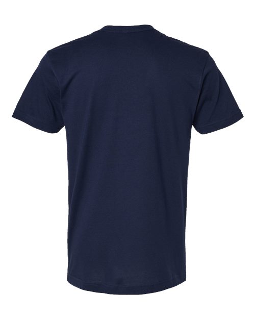 Unisex Fine Jersey Tee - Navy Back