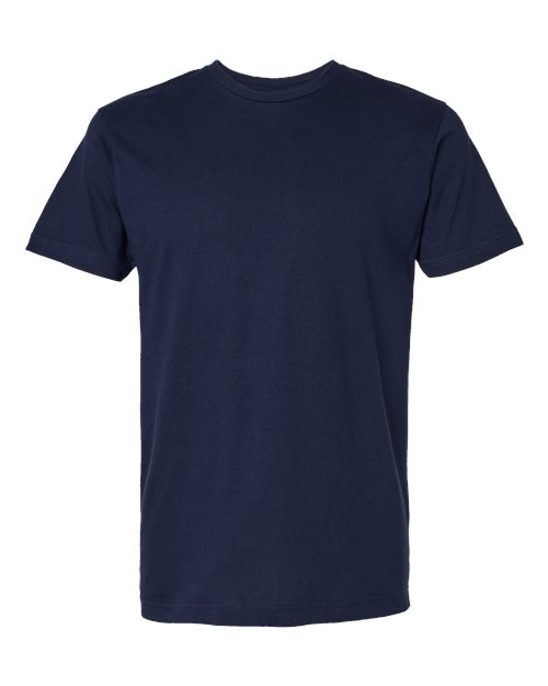 Unisex Fine Jersey Tee - Navy Front