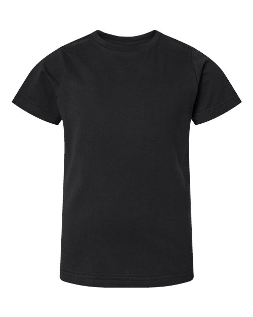 Youth Fine Jersey Tee - Black Front