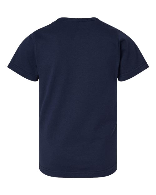 Youth Fine Jersey Tee - Navy Back