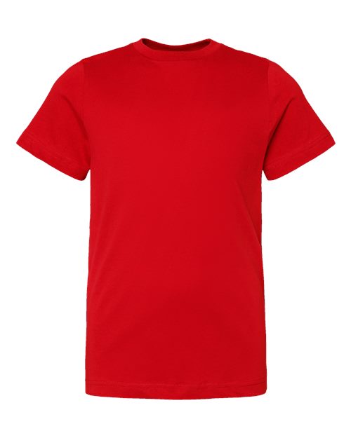 Youth Fine Jersey Tee - Red Front
