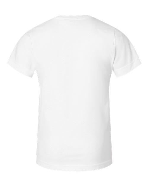 Youth Fine Jersey Tee - White Back