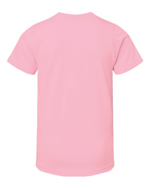 Youth Fine Jersey Tee - Pink Back