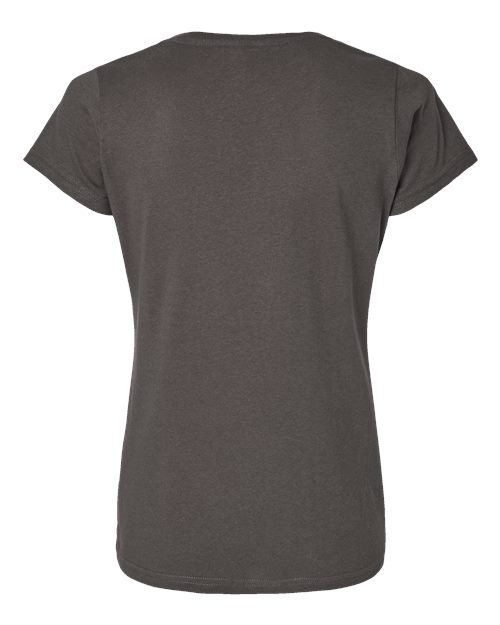 Women's Fine Jersey Tee - Charcoal Back