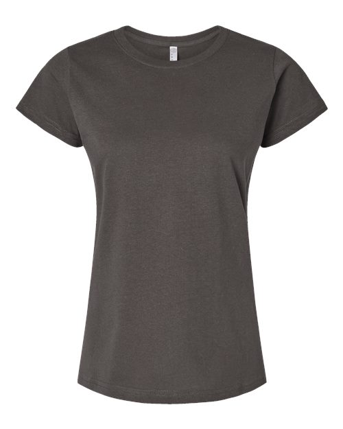 Women's Fine Jersey Tee - Charcoal Front