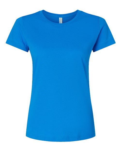 Women's Fine Jersey Tee - Cobalt Front