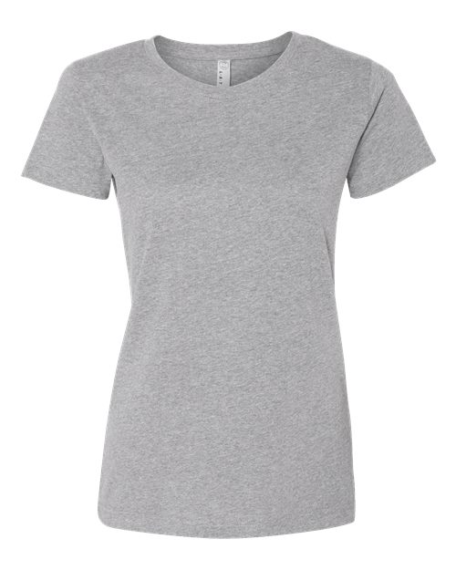 Women's Fine Jersey Tee - Heather Front