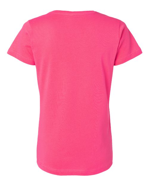 Women's Fine Jersey Tee - Hot Pink Back