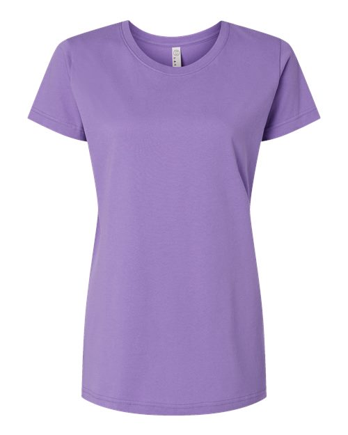 Women's Fine Jersey Tee - Lavender Front