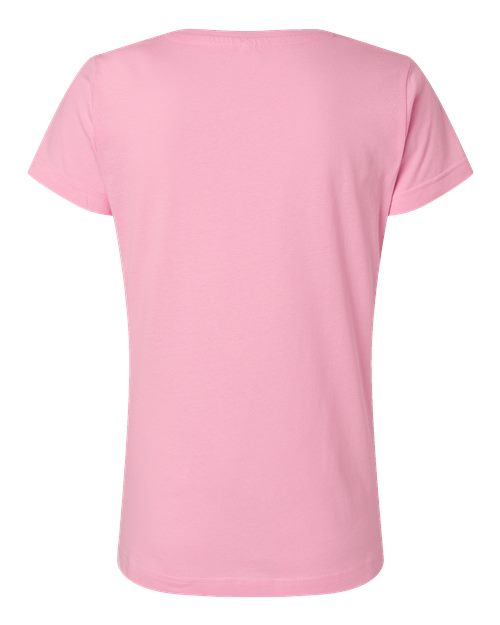 Women's Fine Jersey Tee - Pink Back