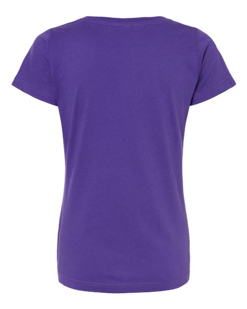 Women's Fine Jersey Tee - Purple Back