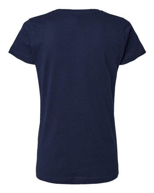Women's Fine Jersey Tee - Navy Back