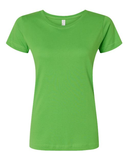Women's Fine Jersey Tee - Apple Front