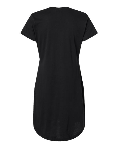 Women's Fine Jersey V-Neck Coverup - Black Back