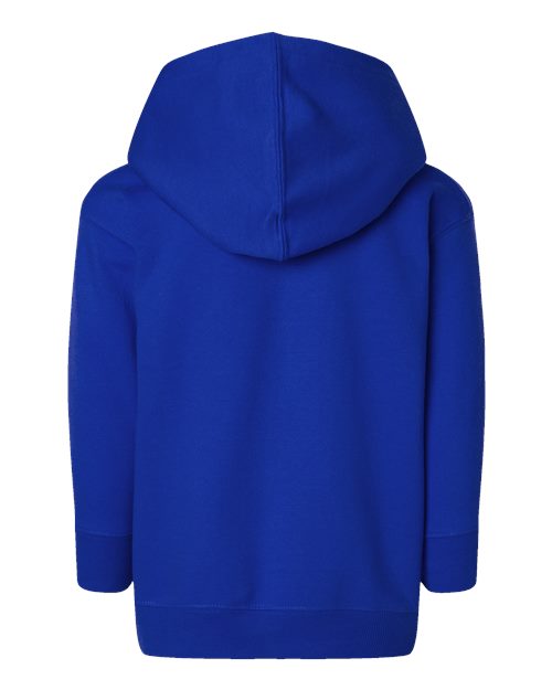 Toddler Full-Zip Fleece Hoodie Sweatshirt - Royal Back