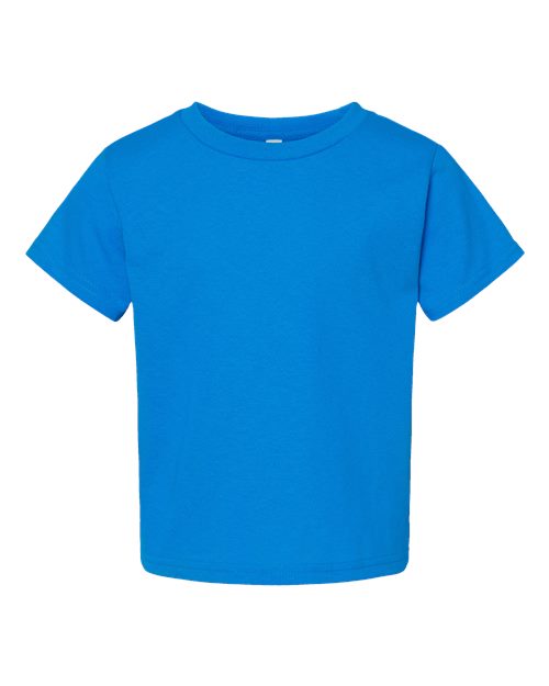 Toddler Cotton Jersey Tee - Cobalt Front