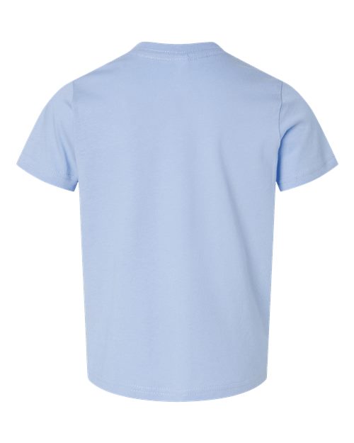 Toddler Fine Jersey Tee - Light Blue Back