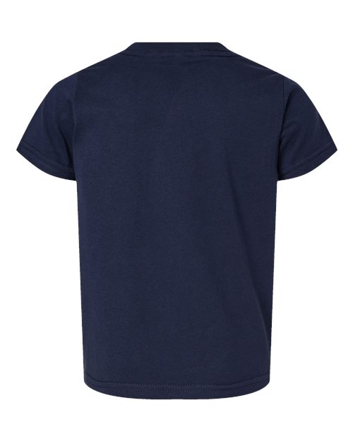 Toddler Fine Jersey Tee - Navy Back