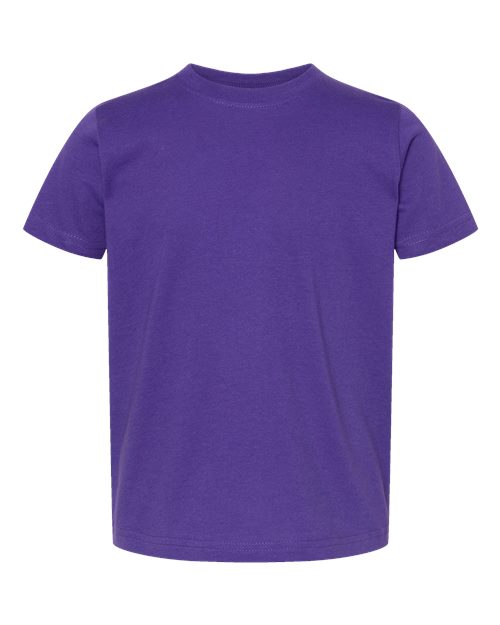 Toddler Fine Jersey Tee - Purple Front