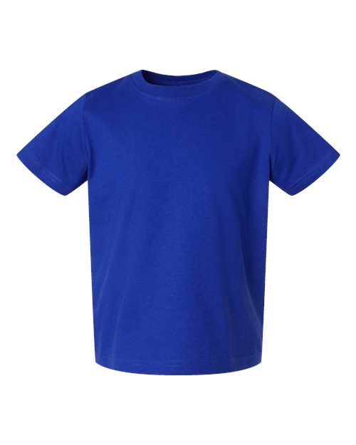 Toddler Fine Jersey Tee - Royal Front