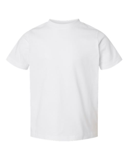 Toddler Fine Jersey Tee - White Front