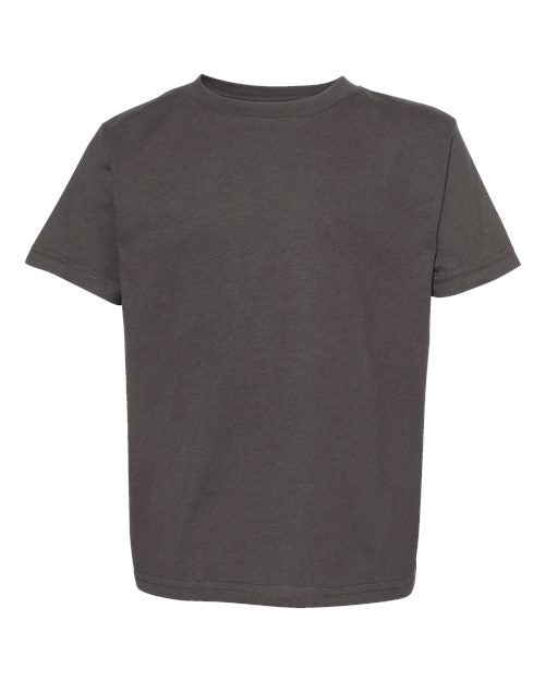 Toddler Fine Jersey Tee - Charcoal Front