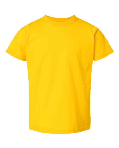Toddler Fine Jersey Tee - Yellow Front