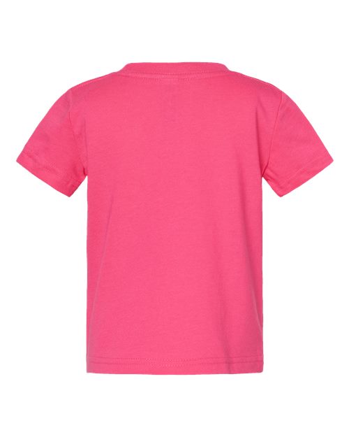 Infant Fine Jersey Tee - Hot Pink Back