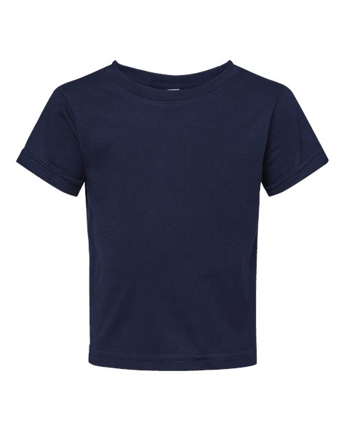Infant Fine Jersey Tee - Navy Front