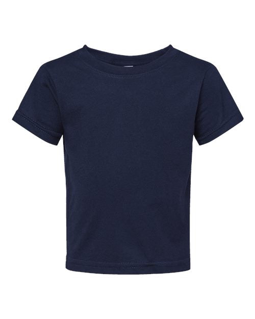 Rabbit Skins Infant Fine Jersey Tee - Navy Front