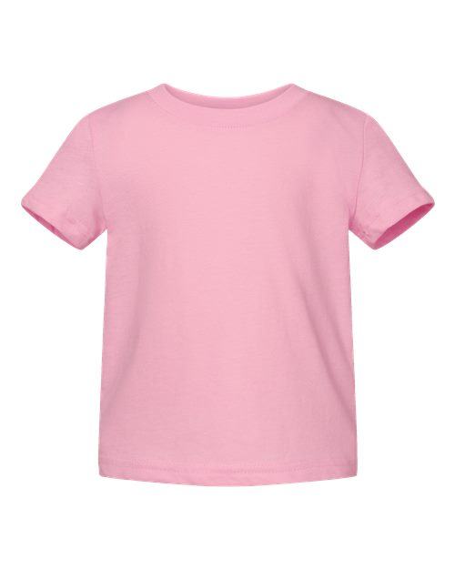 Infant Fine Jersey Tee - Pink Front