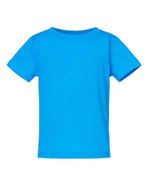 Infant Fine Jersey Tee - Turquoise Front