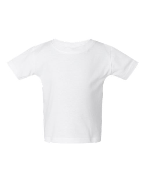 Infant Fine Jersey Tee - White Front