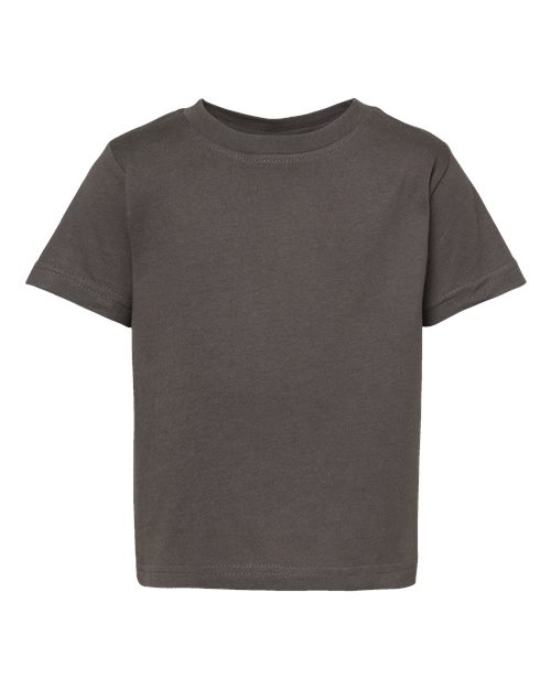 Infant Fine Jersey Tee - Charcoal Front