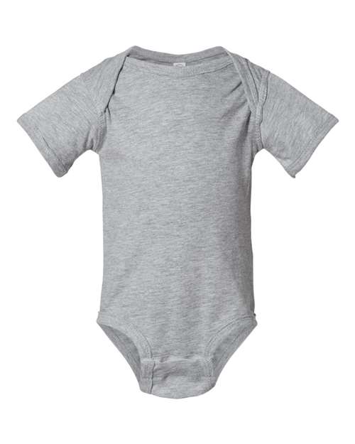 Infant Fine Jersey Bodysuit - Heather Front