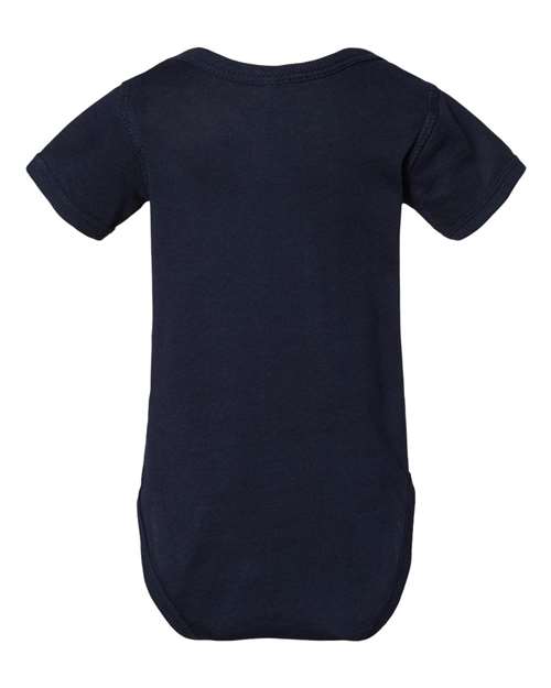 Infant Fine Jersey Bodysuit - Navy Back