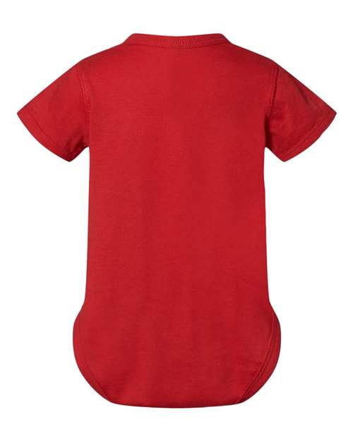 Infant Fine Jersey Bodysuit - Red Back